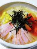Chilled Udon with Kid-Friendly Ramen Broth