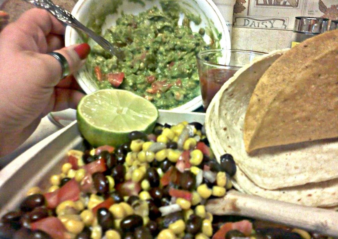 Juicee j's black bean & corn salsa