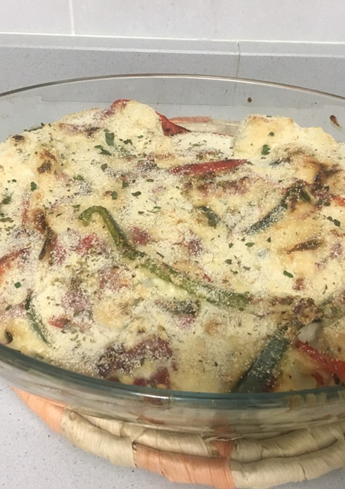 Una foto de Coliflor gratinada