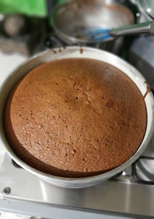Una foto de Bizcocho de chocolate