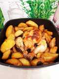 Roast Chicken and Woodfire-Roasted Potatoes
