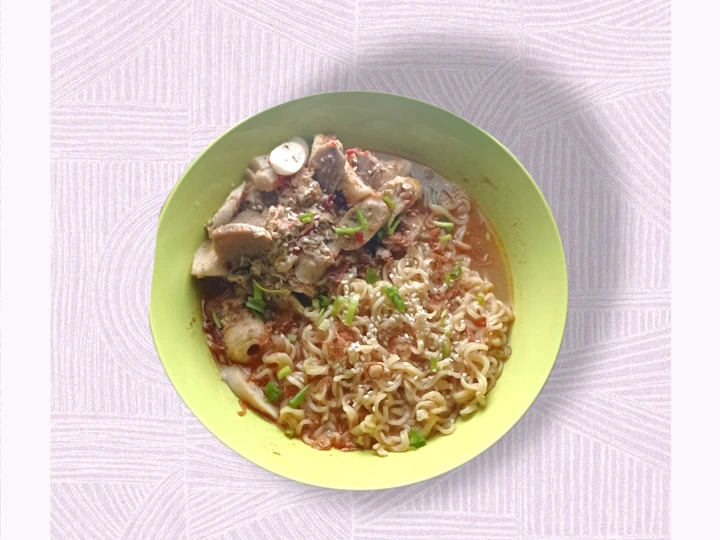 Cara Gampang Menyiapkan Resep Mi seafood kuah seblak yang Uenak Anti Ribet, Bikin Ngiler