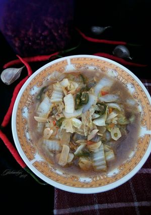 Foto resep Tumis sawi putih