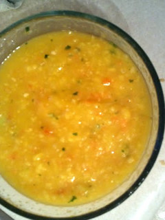 A picture of mango habanero salsa.