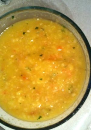 A picture of mango habanero salsa.