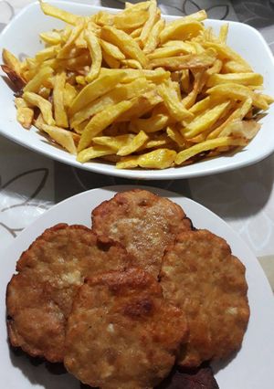 صورة لوصفة تشيكن برغر شغل ايدي☺️
