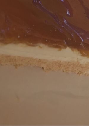 صورة لوصفة تشيز كيك الكراميل😋