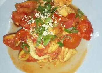 Masakan Unik Tumis Telur Tomat (Stir Fried Egg Tomato) Ala Rumahan