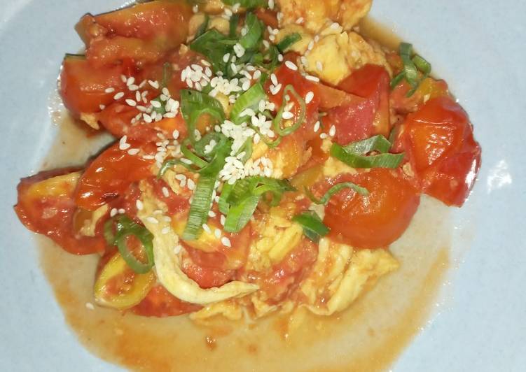 Masakan Unik Tumis Telur Tomat (Stir Fried Egg Tomato) Enak Bergizi