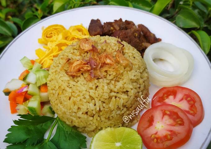 Anti Ribet, Bikin Nasi Kebuli Sapi Bahan Sederhana