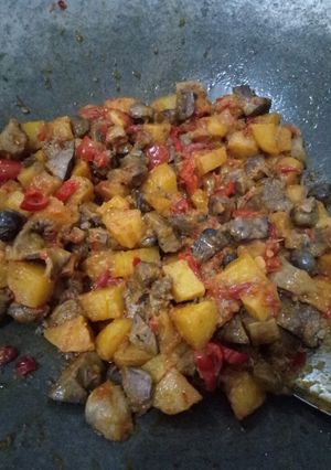 Foto resep Sambal goreng hati kentang