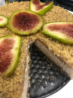 Una foto de 354. Cheesecake de higos y nueces (postre)