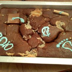 A picture of Earthquake Cake.