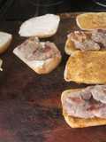 Bocadillos de cabezada de lomo