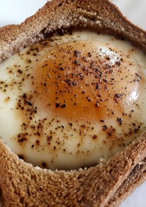 صورة لوصفة بيض بالتوست (دايت)