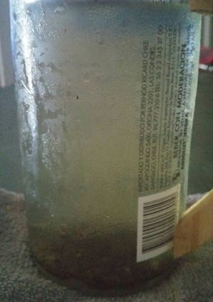 Una foto de Limonada de hibiscus con lima y menta
