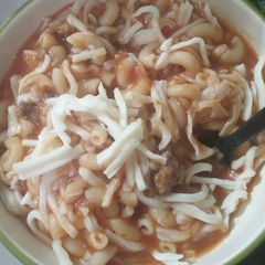 Tomato Mac Soup A picture of Tomato Mac Soup.