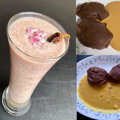 A picture of Ragi (Finger millet) Kali/ Koozh (Porridge).