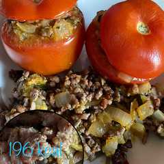 Une photo de Tomates farcies aux légumes 196kcal