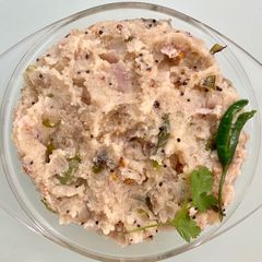 A picture of Onion Upma.