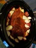 Crock pot Pineapple Pork loin