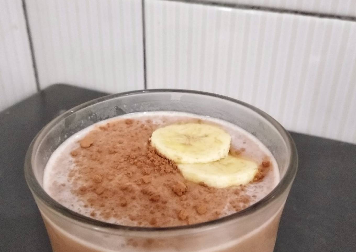 Choco banana smoothie