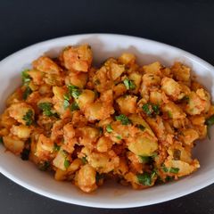 A picture of Farali suki bhaji.