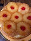 Smoked pineapple upside down cake