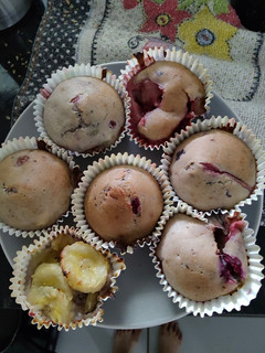 Una foto de Muffins de arándanos