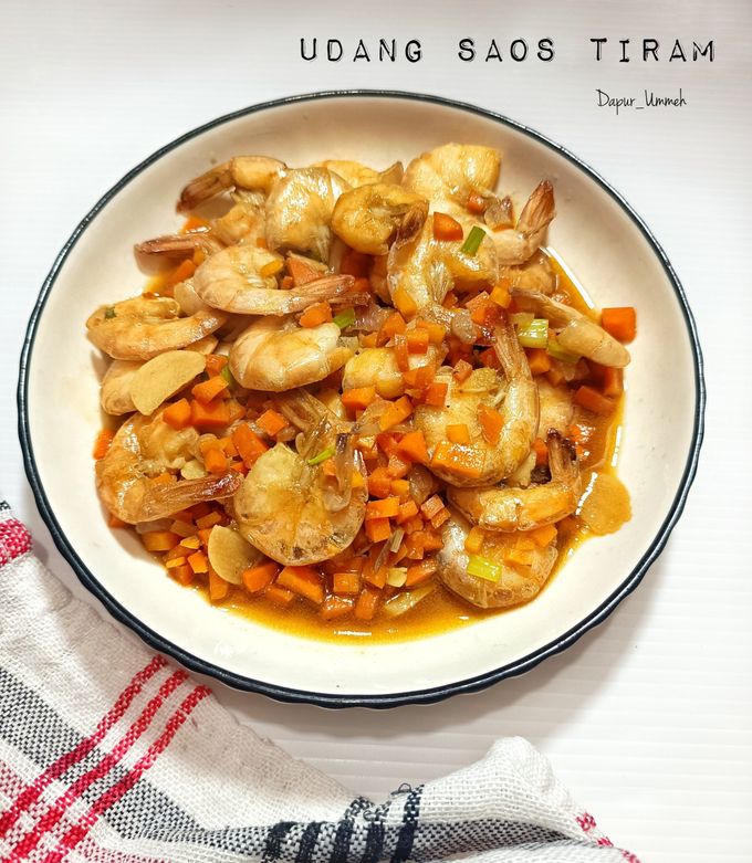 Foto resep Udang Saus Tiram