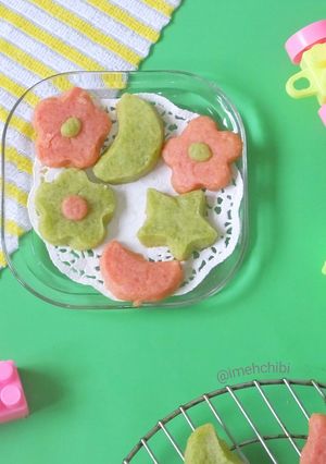 Foto resep Eggless Cookies Karakter 3 Bahan Dasar