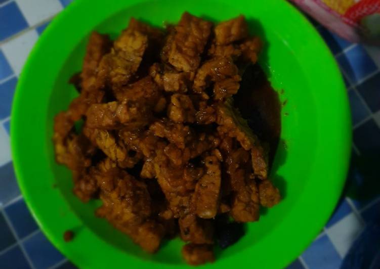 Resep TEMPE ASAM MANIS💟 Anti Gagal