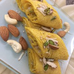 A picture of MALAI SHAHI CHEESE ROLL(Dessert).