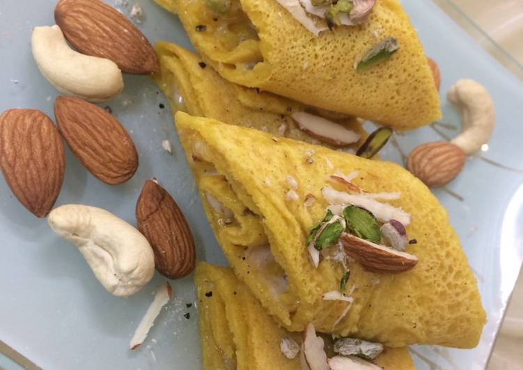 How to Make Award-winning MALAI SHAHI CHEESE ROLL(Dessert)