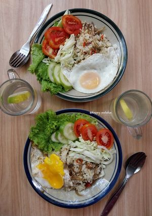 Foto resep Nasgor Putih Teri