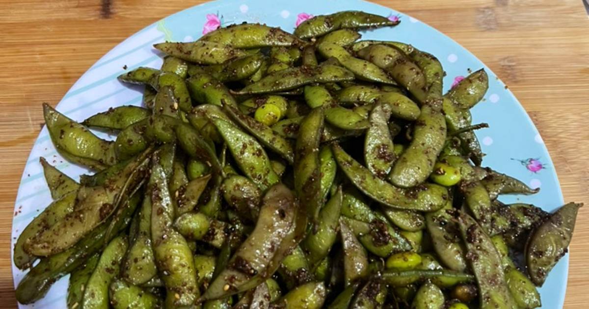 Resep Spicy Garlic Edamame Oleh Airachman Cookpad