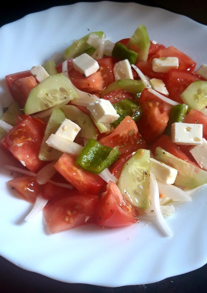 Una foto de Ensalada griega