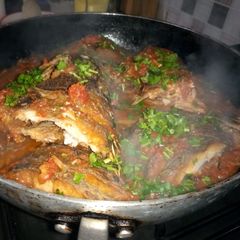 A picture of Tilapia stew.