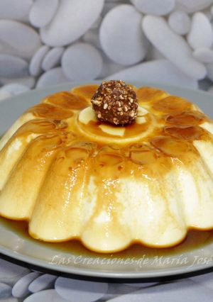 Foto principal de Flan de chocolate blanco