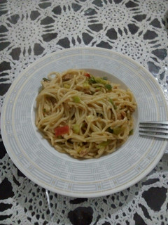 A picture of Saucy Spaghetti.