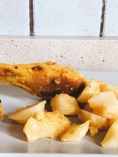 Una foto de Muslitos de pollo asados