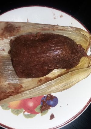 Una foto de Tamales de chocolate