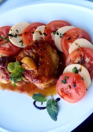 Una foto de Bondiola caprese