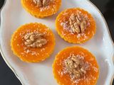 Tartaletas de sandía con miel
