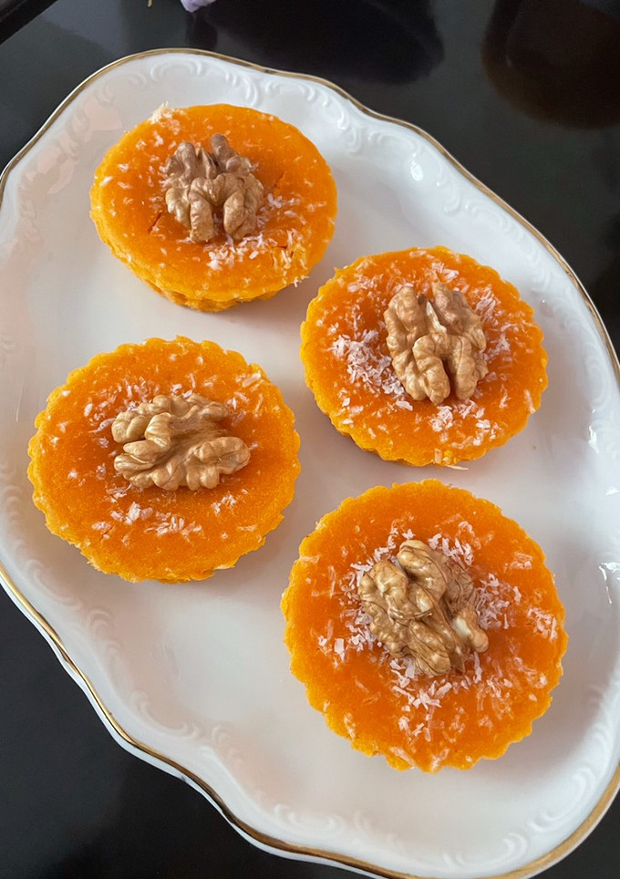 Una foto de Tartaletas de sandía con miel