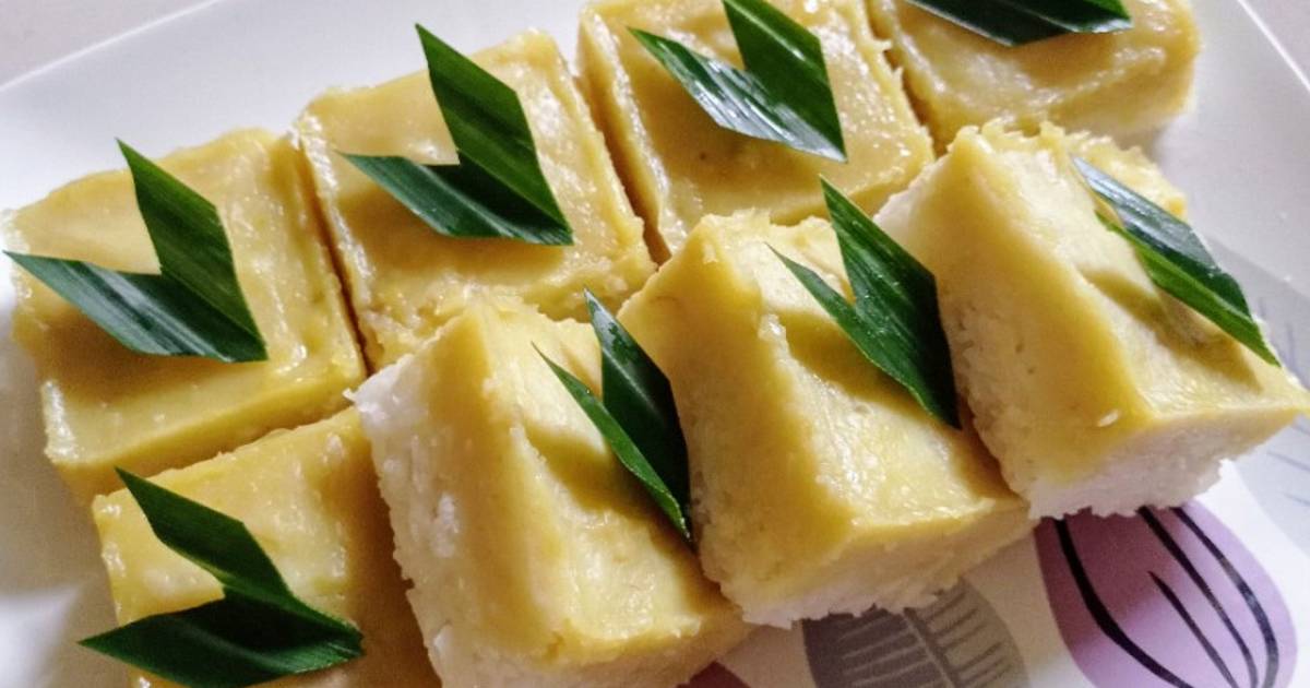 Resep Talam Ketan Durian Mudah dan Praktis Dihidangkan