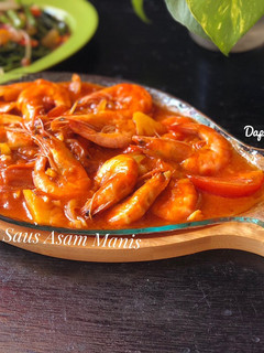 Foto resep Udang Saus Asam Manis