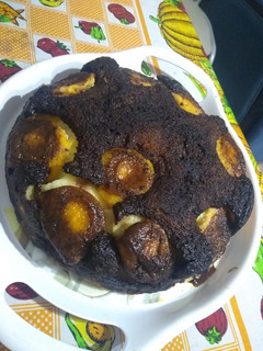 Una foto de Torta de duraznos y coco apta para celíacos