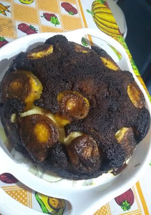 Una foto de Torta de duraznos y coco apta para celíacos