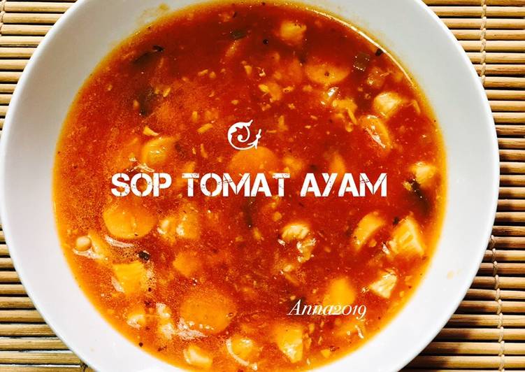 Resep Sop Tomat Ayam Anti Gagal